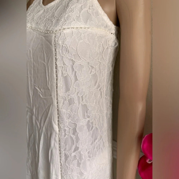 Yuni apparel White Maxy Dress Medium nwot - Picture 6 of 11